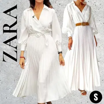 미사용 새상품 ZARA 카슈쿨&플리츠 스커트 롱 원피스