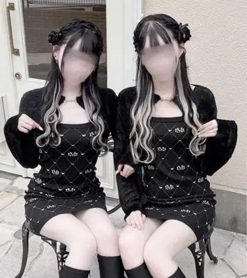 미셸 마카롱 모노그램 원피스