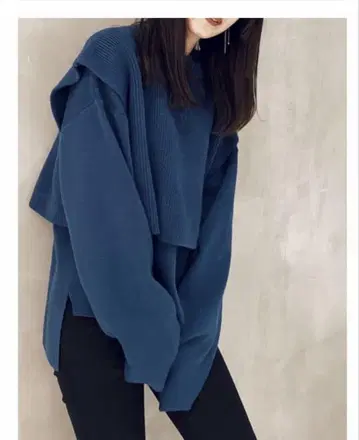 MOUSSY 마우지 LAYERED RIB 스웨터