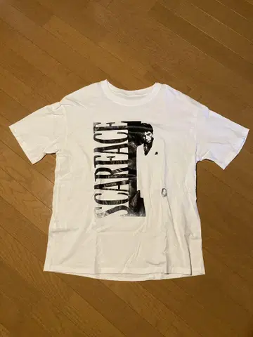 SCARFACE 프린트T셔츠 화이트