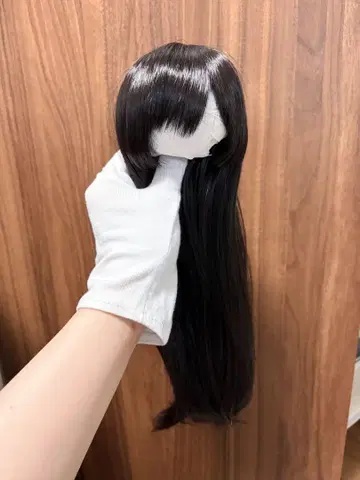 SD DD SD13 SDGr SD17 인형용 가발 9-10인치 블랙