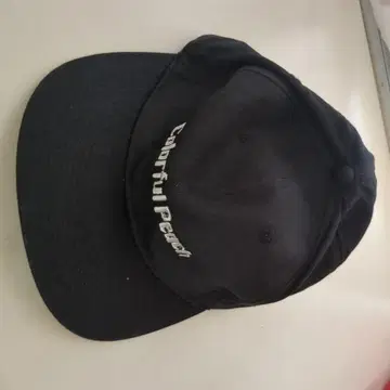 컬러풀 피치 모자 CAP 블랙