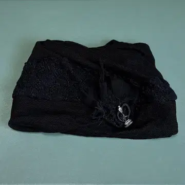 미사용 카시라 CA4LA 블랙 헤어 터번