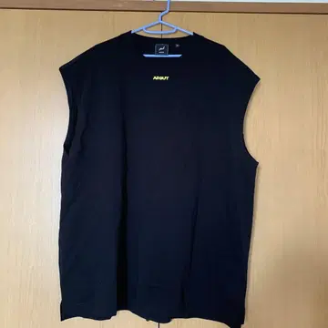 AIlOUT 블랙 탱크탑 XL