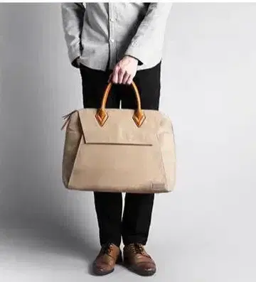 새상품급 비즈니스 베이지 캔버스 백팩 대용량 당일 발송