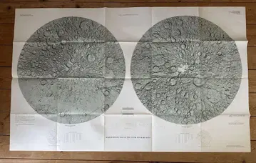 [ 1980년 발행 ] 달의 지도
