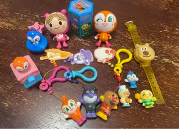 호빵맨 완구 네임 프레임 블록 키링 참