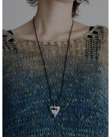 AMERI NICKEL FREE HEART MOTIF NECKLACE
