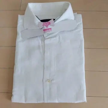 LARDINI 화이트 드레스 셔츠 41/16