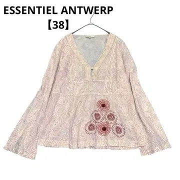 ESSENTIEL ANTWERP 블라우스 자수 비즈 보헤미안 [ 38 ]