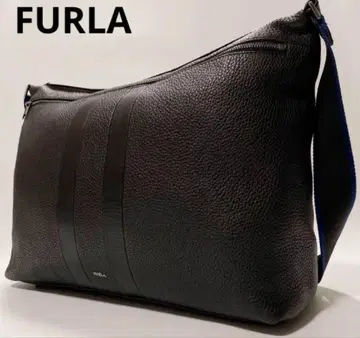 [컨디션 최상] FURLA 훌라 숄더백 비즈니스백 블랙