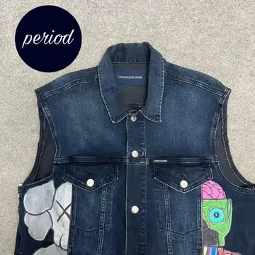 P2561 CALVIN KLEIN JEANS 리메이크 페인트 아트 베스트