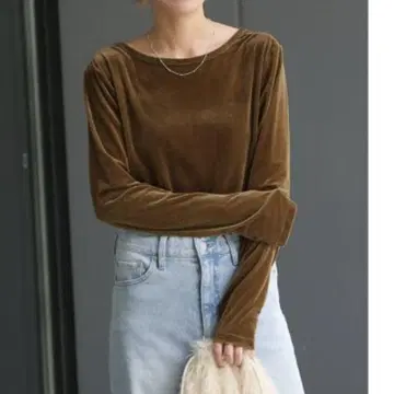JOURNAL STANDARD relume 시어 벨로아 롱T