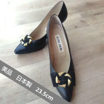 MORE DEIS 일본제 새상품급 23.5cm 스틸레토 펌프스