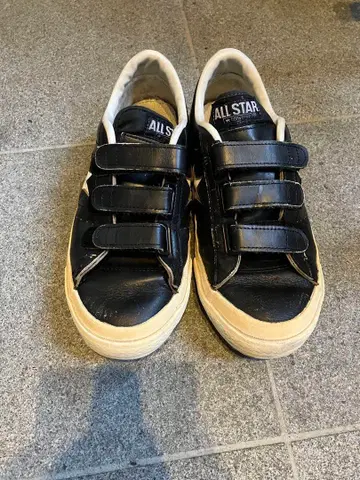 [ 레어 ] ALL STAR 블랙 벨크로 스니커즈