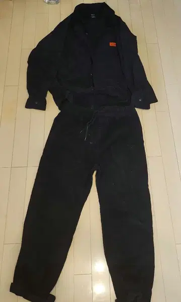 RVCA 블랙 셋업 L