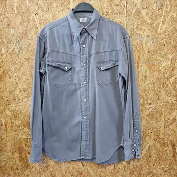 WAREHOUSE WESTERN 그레이 긴팔 셔츠