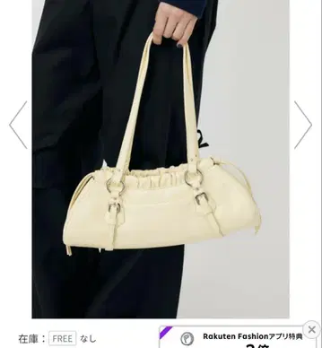 moussy 와이드 인조 가죽 숄더백