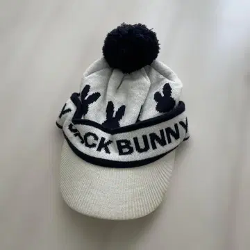 Jack Bunny!! 폼폼 포함 니트 캡
