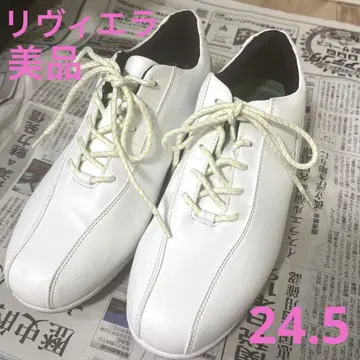새상품급 리비에라 골프화 화이트