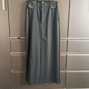 ZUCCA 블랙 롱 스커트