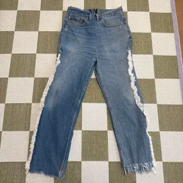 77circa 프린지 데님