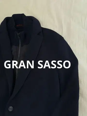 GRAN SASSO 그랑사쏘 네이비 니트 자켓 2way 48