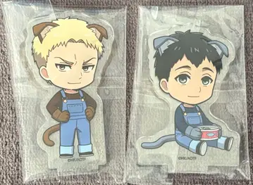 진격의 거인 라이너&베르톨트 A3 고양이ver. 아크릴 쁘띠 스탠드