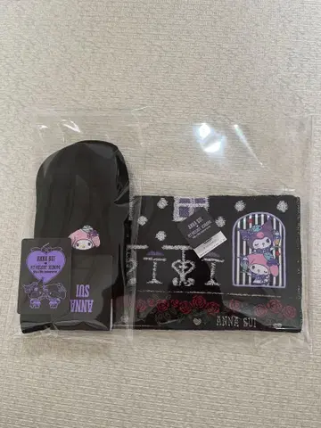 ANNA SUI 쿠로미 마이멜로 콜라보 타월과 삭스 세트