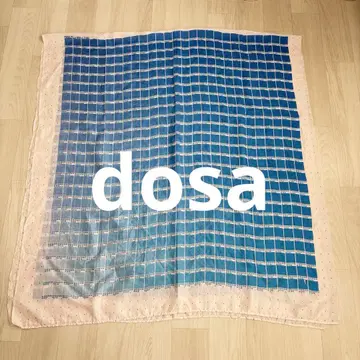 dosa 원단 천 스카프 스톨 크로스 도사 실크 그라데 레어