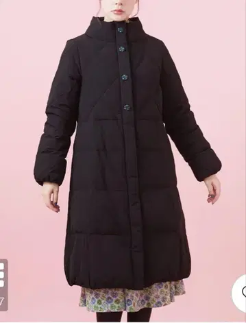 미사용 호코모모라 나일론 와셔 롱 다운 코트 42