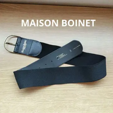 MAISON BOINET 블랙 벨트 80/32