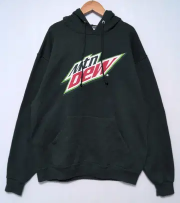 Mountain Dew Mtn Dew JERZEES 후드 맨투맨 L