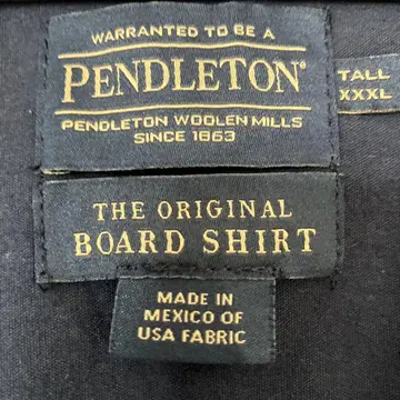 Pendleton Board Shirt 블루 계열 체크