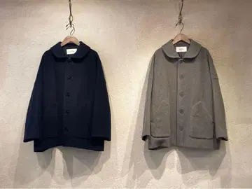 nest robe 울 캐시미어 플리스 더플 재킷