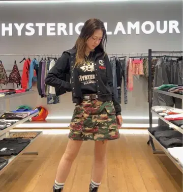 새상품 HYSTERIC GLAMOUR military skirt