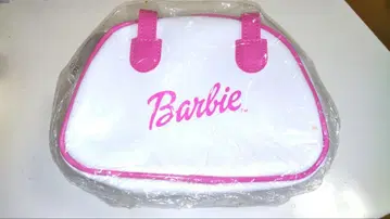 레어 바비 미니백 화이트 핑크