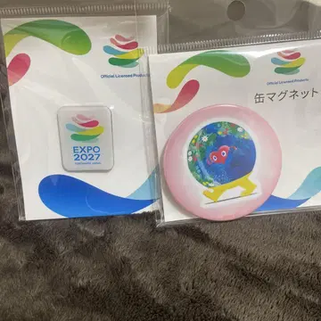 expo2027 꽃박람회 요코하마 핀 배지