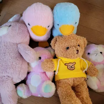 푹신푹신 봉제 인형 동물 세트
