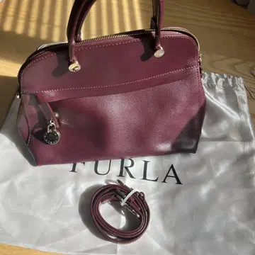 FURLA 훌라 파이퍼 와인 레드 다크 퍼플