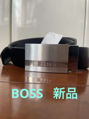 BOSS 블랙 벨트 심플한 디자인 택 포함 새상품