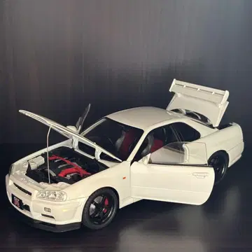 다이캐스트 대박 스케일 닛산 스카이라인 GT-R R34 1/18 모형