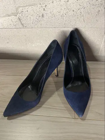세르지오로시 네이비 펌프스 7cm 힐