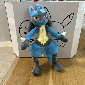 포켓몬 센터 한정판 루카리오 봉제 인형 2018 포켓몬스터