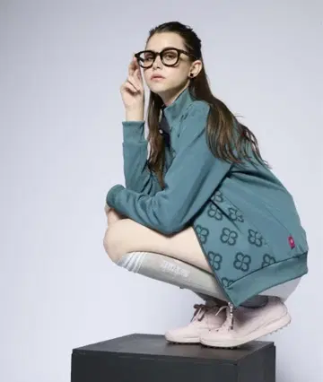 마리끌레르 2024년 저리 자켓 XL 블루종 짙은 녹색 셋업 가능