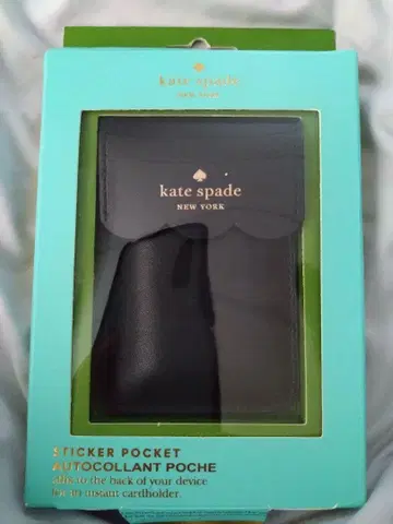[ 미사용 새상품 ] Kate spade 스티커 포켓 카드 홀더