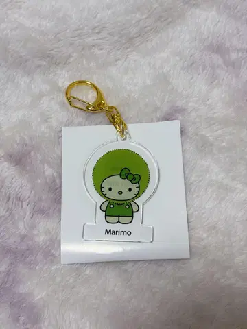 마리모 아크릴 키링 모스 키티 오사카 간사이 만박 일본관
