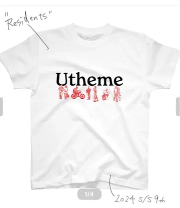 Utheme 프린트 T셔츠 L 사이즈