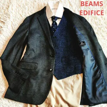 BEAMS EDIFICE 셋업 쓰리피스 재킷 팬츠