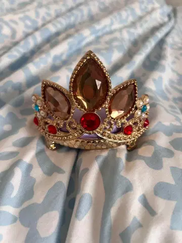 [ 가격 인하 중 ] 디즈니 스토어 라푼젤 티아라 액세서리 보관함